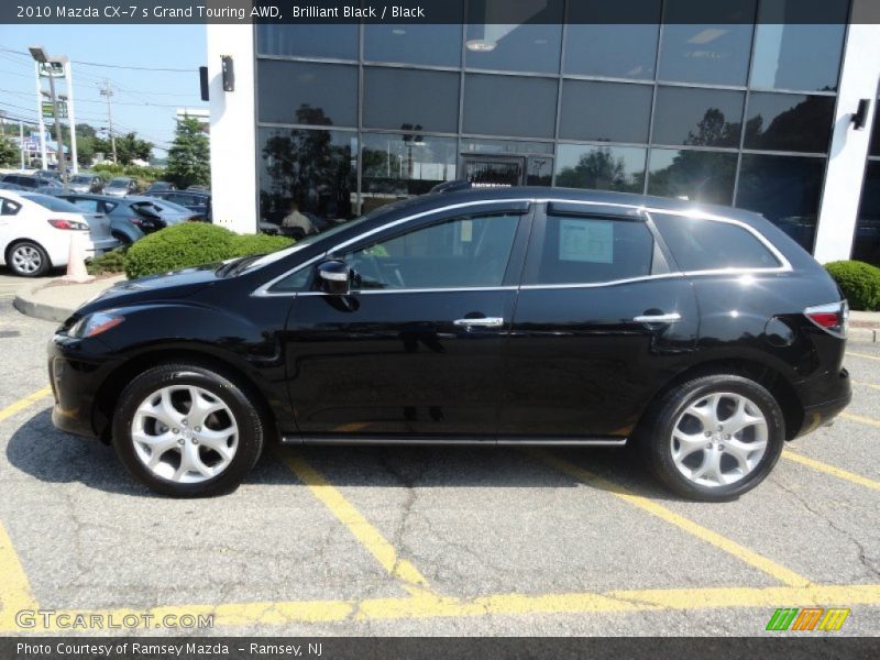 Brilliant Black / Black 2010 Mazda CX-7 s Grand Touring AWD
