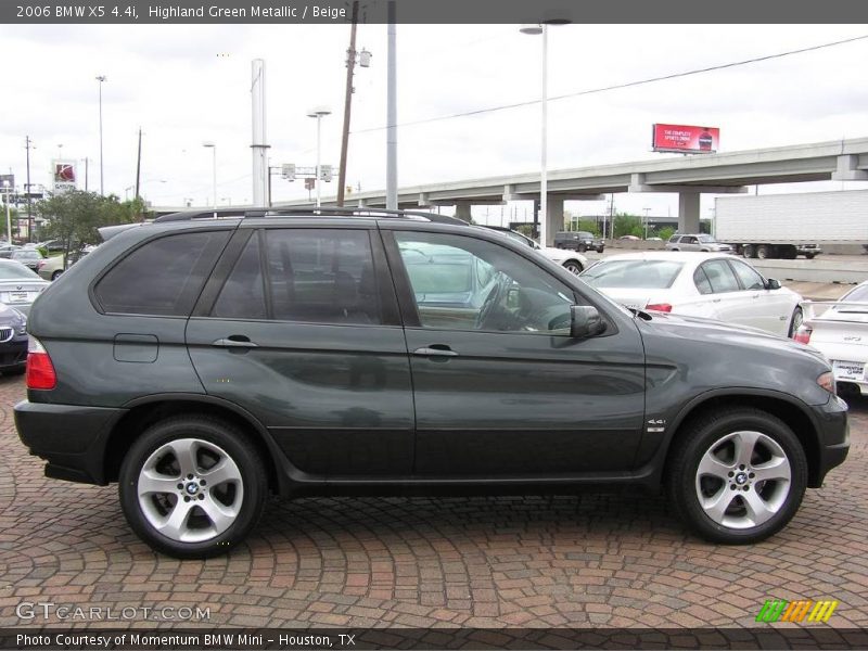 Highland Green Metallic / Beige 2006 BMW X5 4.4i