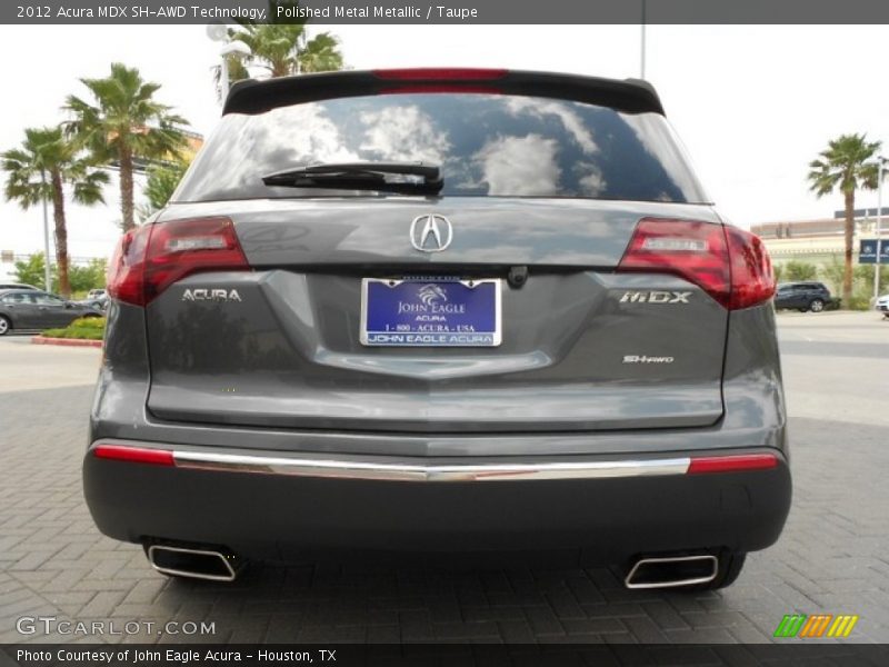 Polished Metal Metallic / Taupe 2012 Acura MDX SH-AWD Technology