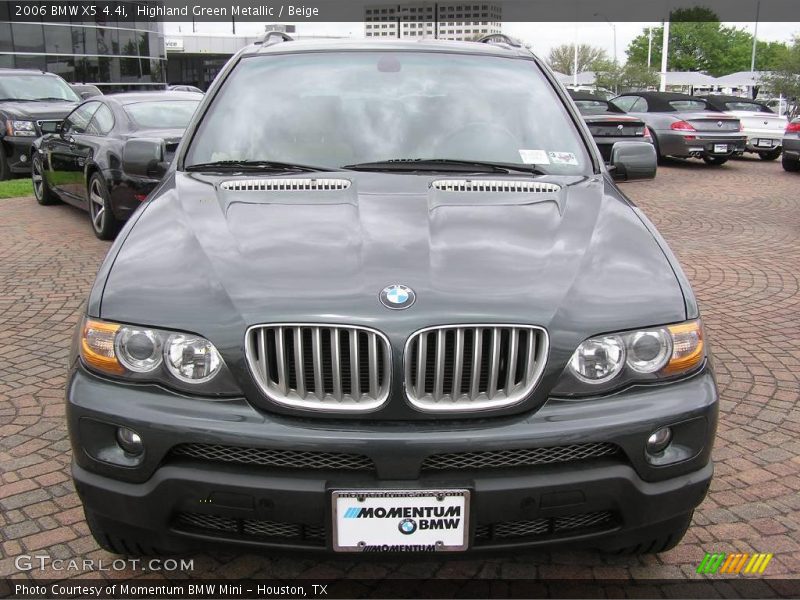 Highland Green Metallic / Beige 2006 BMW X5 4.4i