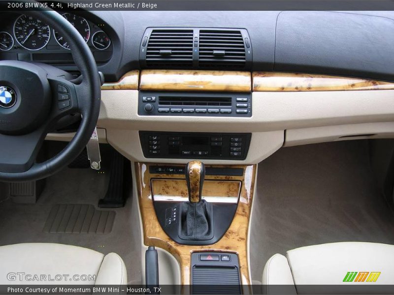Highland Green Metallic / Beige 2006 BMW X5 4.4i