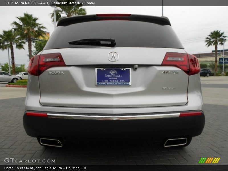 Palladium Metallic / Ebony 2012 Acura MDX SH-AWD