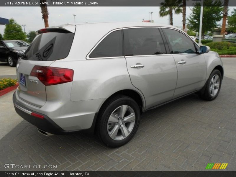 Palladium Metallic / Ebony 2012 Acura MDX SH-AWD