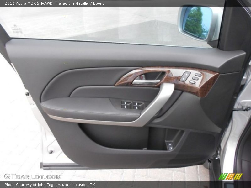 Palladium Metallic / Ebony 2012 Acura MDX SH-AWD