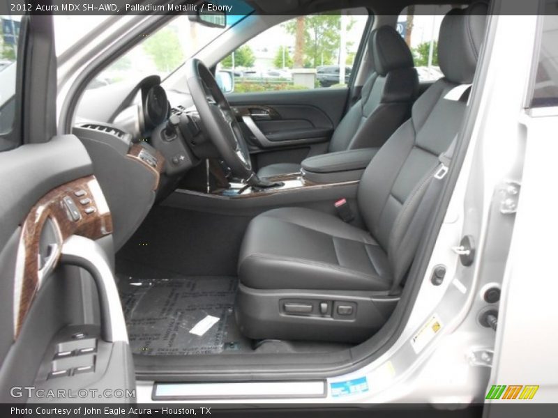 Palladium Metallic / Ebony 2012 Acura MDX SH-AWD
