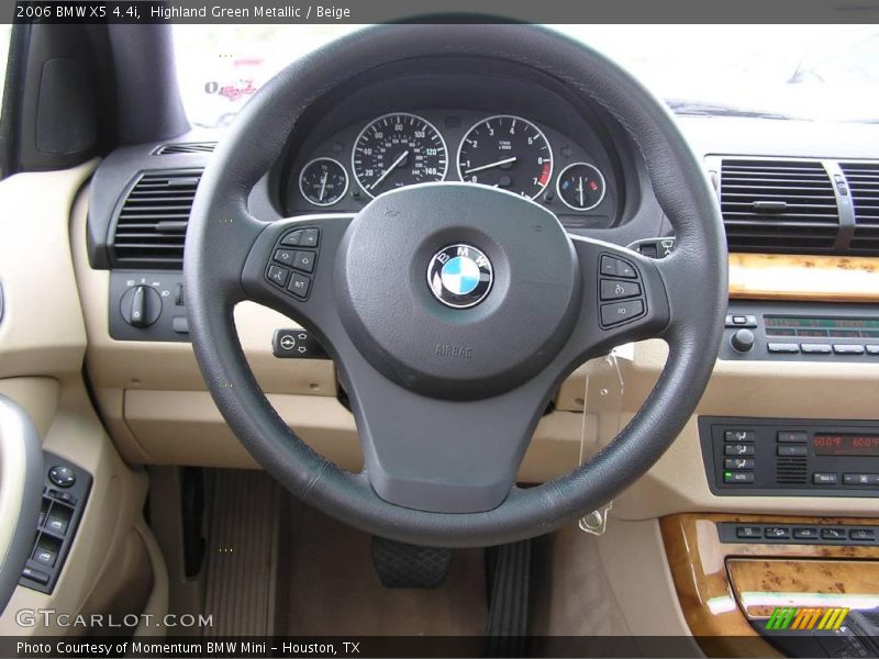 Highland Green Metallic / Beige 2006 BMW X5 4.4i