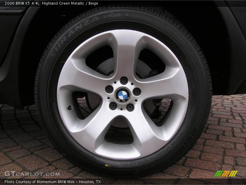 Highland Green Metallic / Beige 2006 BMW X5 4.4i