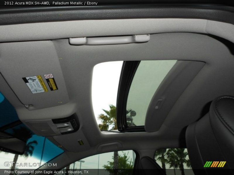 Palladium Metallic / Ebony 2012 Acura MDX SH-AWD