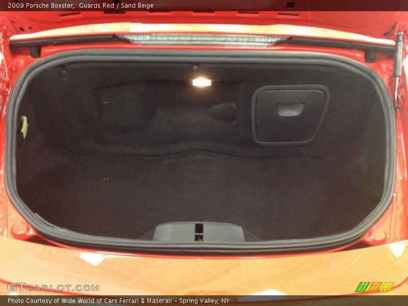 Guards Red / Sand Beige 2009 Porsche Boxster