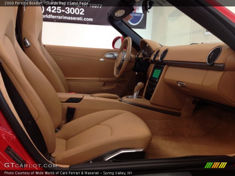 Guards Red / Sand Beige 2009 Porsche Boxster