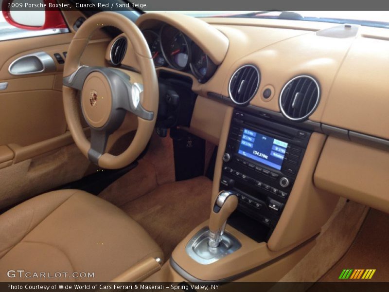 Guards Red / Sand Beige 2009 Porsche Boxster