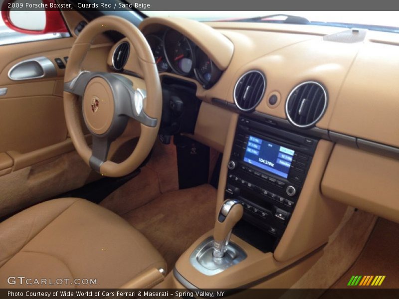 Guards Red / Sand Beige 2009 Porsche Boxster