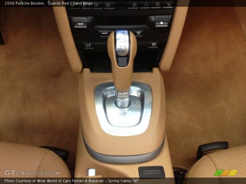 Guards Red / Sand Beige 2009 Porsche Boxster