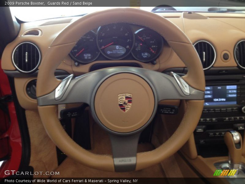 Guards Red / Sand Beige 2009 Porsche Boxster