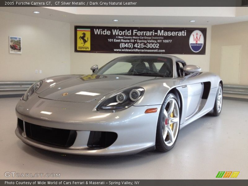 GT Silver Metallic / Dark Grey Natural Leather 2005 Porsche Carrera GT