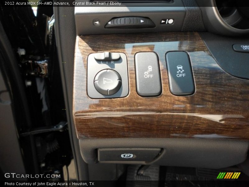 Crystal Black Pearl / Ebony 2012 Acura MDX SH-AWD Advance