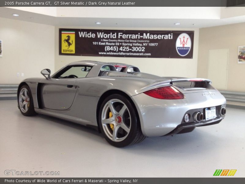 GT Silver Metallic / Dark Grey Natural Leather 2005 Porsche Carrera GT