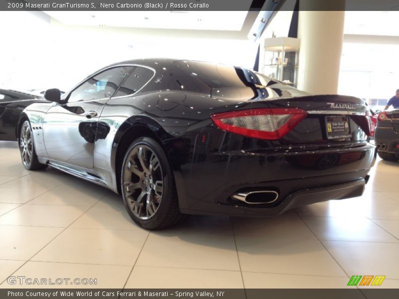 Nero Carbonio (Black) / Rosso Corallo 2009 Maserati GranTurismo S