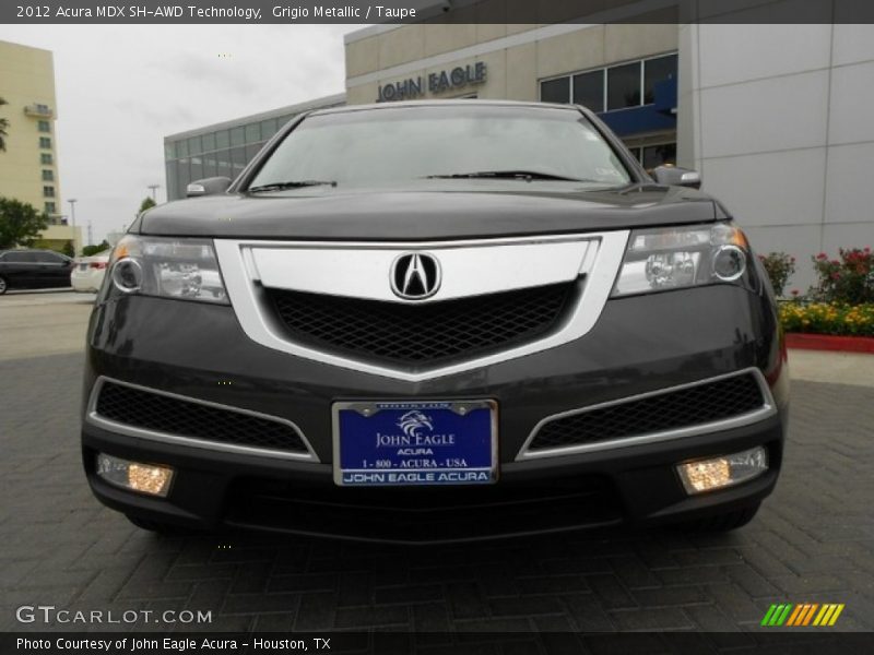 Grigio Metallic / Taupe 2012 Acura MDX SH-AWD Technology