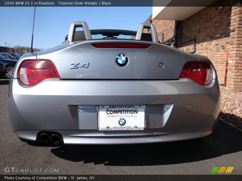 Titanium Silver Metallic / Black 2006 BMW Z4 3.0i Roadster