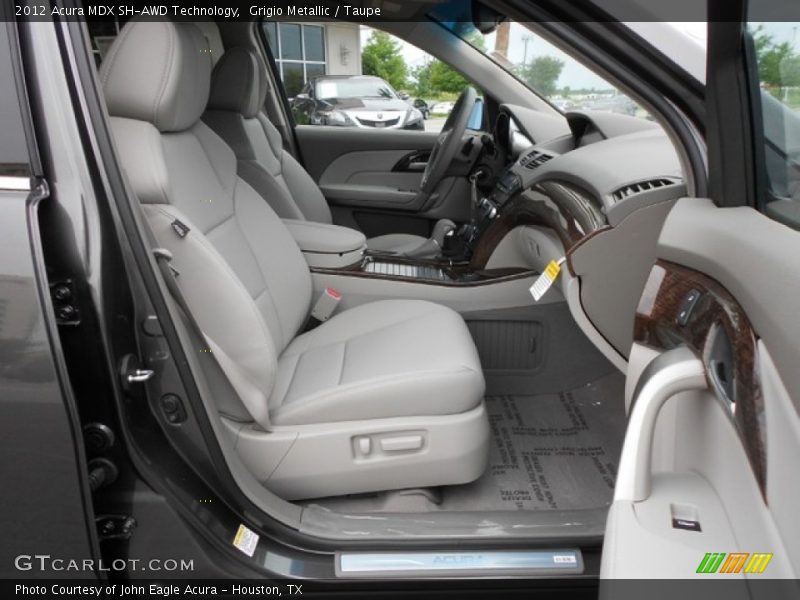 Grigio Metallic / Taupe 2012 Acura MDX SH-AWD Technology