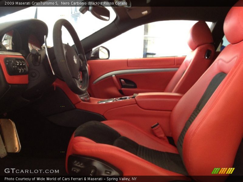 Nero Carbonio (Black) / Rosso Corallo 2009 Maserati GranTurismo S