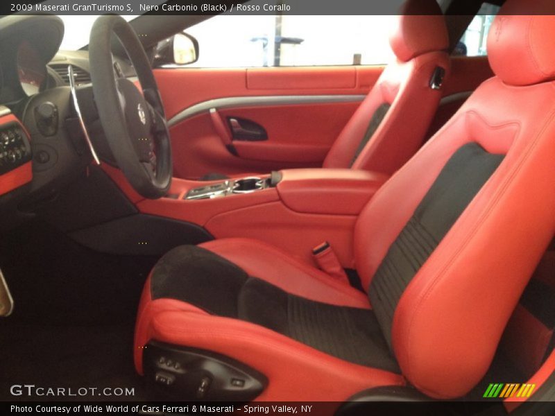  2009 GranTurismo S Rosso Corallo Interior