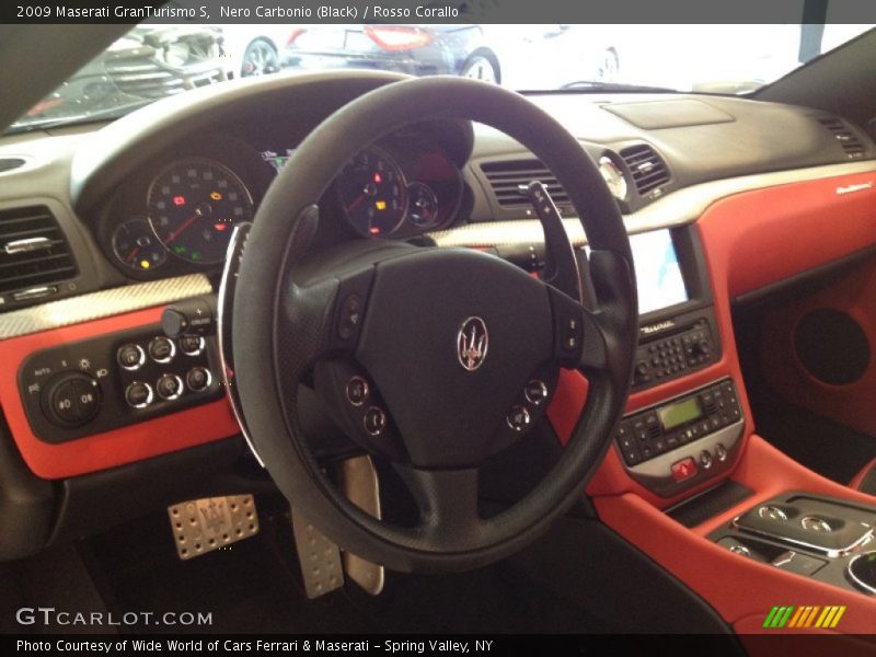 Nero Carbonio (Black) / Rosso Corallo 2009 Maserati GranTurismo S