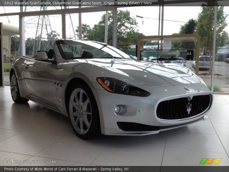 Grigio Touring (Silver) / Nero 2012 Maserati GranTurismo Convertible GranCabrio Sport