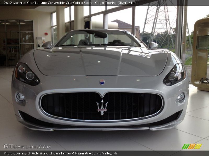 Grigio Touring (Silver) / Nero 2012 Maserati GranTurismo Convertible GranCabrio Sport