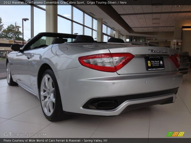 Grigio Touring (Silver) / Nero 2012 Maserati GranTurismo Convertible GranCabrio Sport