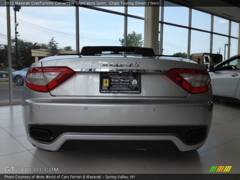 Grigio Touring (Silver) / Nero 2012 Maserati GranTurismo Convertible GranCabrio Sport
