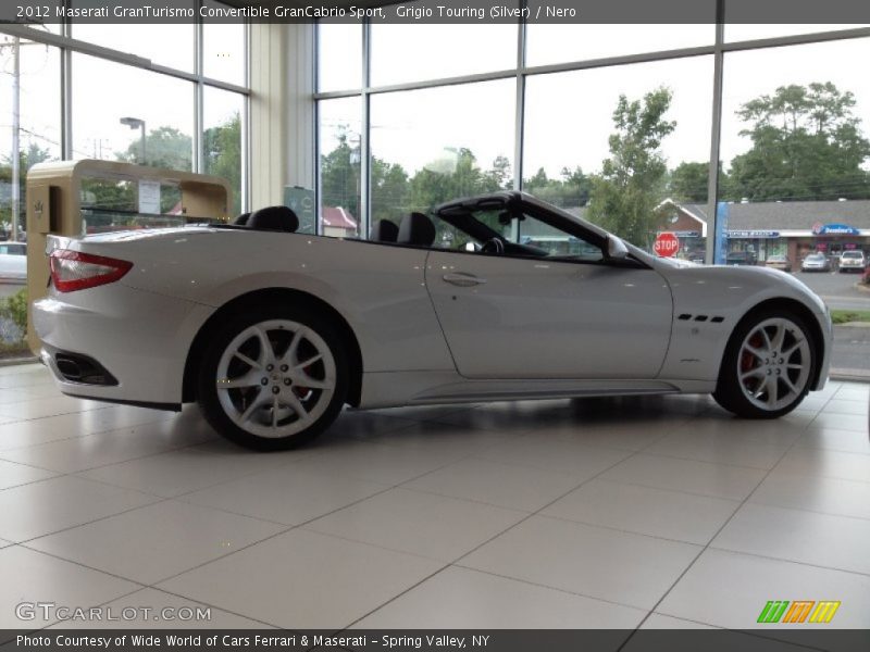 Grigio Touring (Silver) / Nero 2012 Maserati GranTurismo Convertible GranCabrio Sport