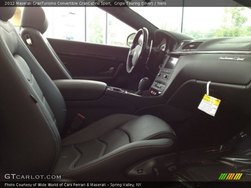 Grigio Touring (Silver) / Nero 2012 Maserati GranTurismo Convertible GranCabrio Sport
