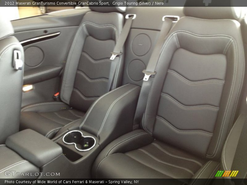 Rear Seat of 2012 GranTurismo Convertible GranCabrio Sport