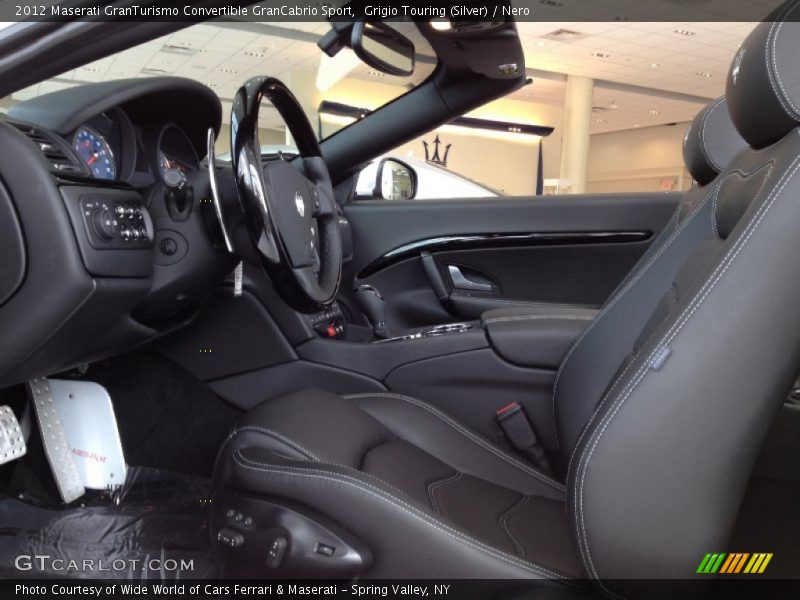 Grigio Touring (Silver) / Nero 2012 Maserati GranTurismo Convertible GranCabrio Sport