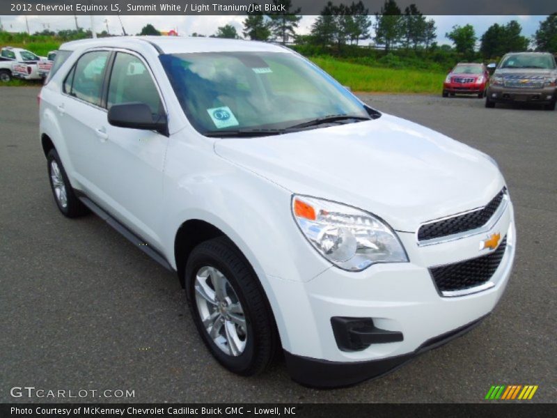 Summit White / Light Titanium/Jet Black 2012 Chevrolet Equinox LS