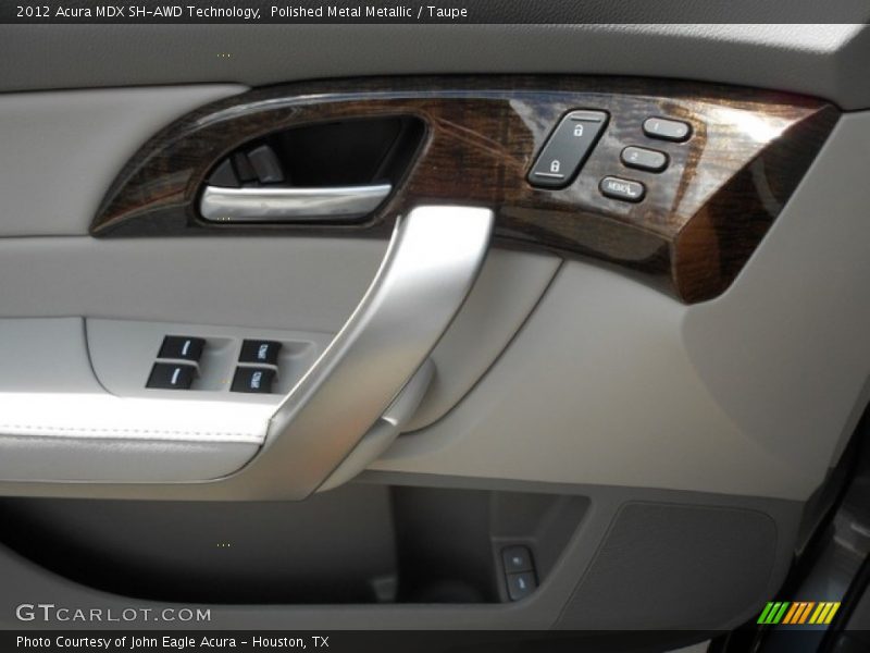Polished Metal Metallic / Taupe 2012 Acura MDX SH-AWD Technology