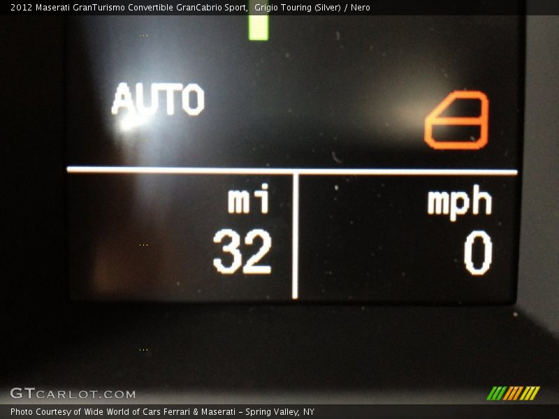 Grigio Touring (Silver) / Nero 2012 Maserati GranTurismo Convertible GranCabrio Sport