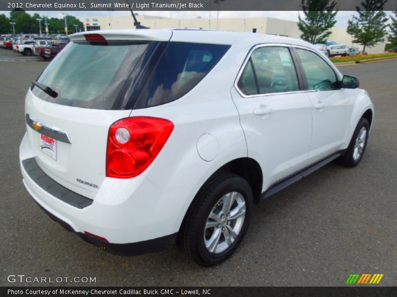 Summit White / Light Titanium/Jet Black 2012 Chevrolet Equinox LS