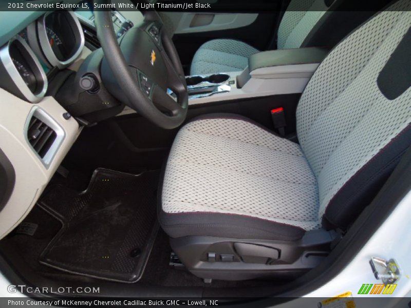 Summit White / Light Titanium/Jet Black 2012 Chevrolet Equinox LS