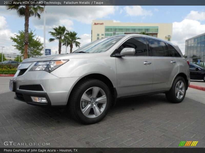 Palladium Metallic / Taupe 2012 Acura MDX SH-AWD Technology