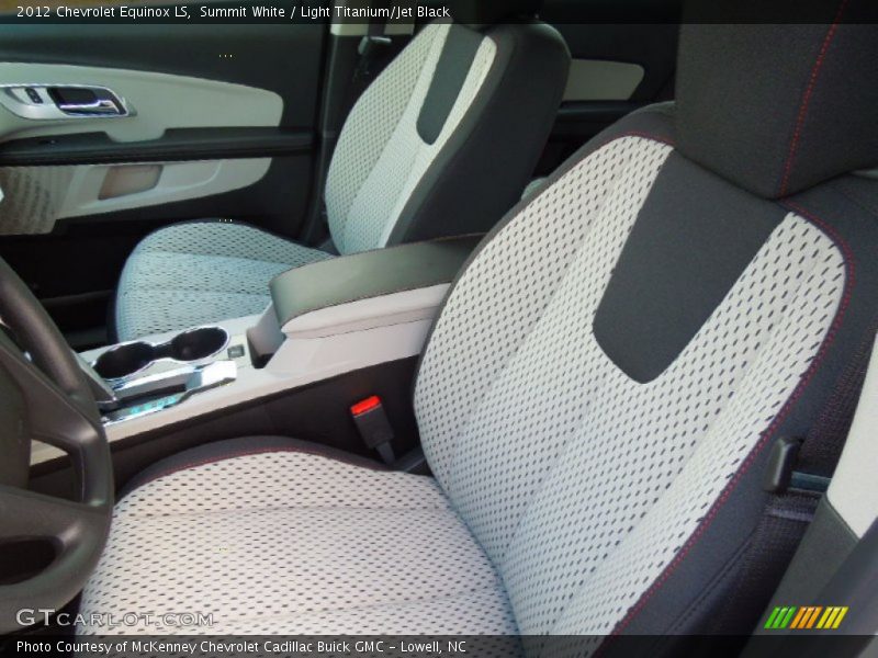 Summit White / Light Titanium/Jet Black 2012 Chevrolet Equinox LS