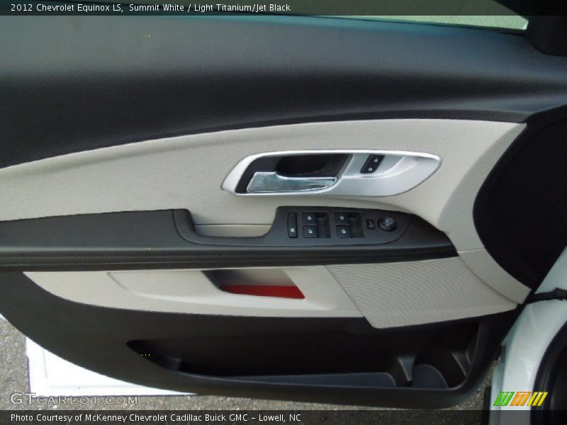 Summit White / Light Titanium/Jet Black 2012 Chevrolet Equinox LS