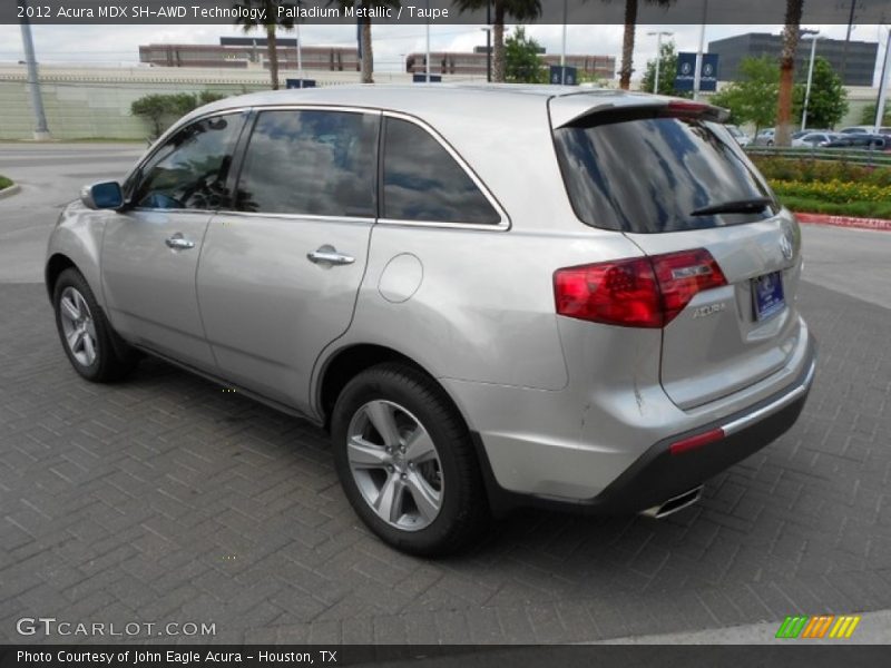 Palladium Metallic / Taupe 2012 Acura MDX SH-AWD Technology