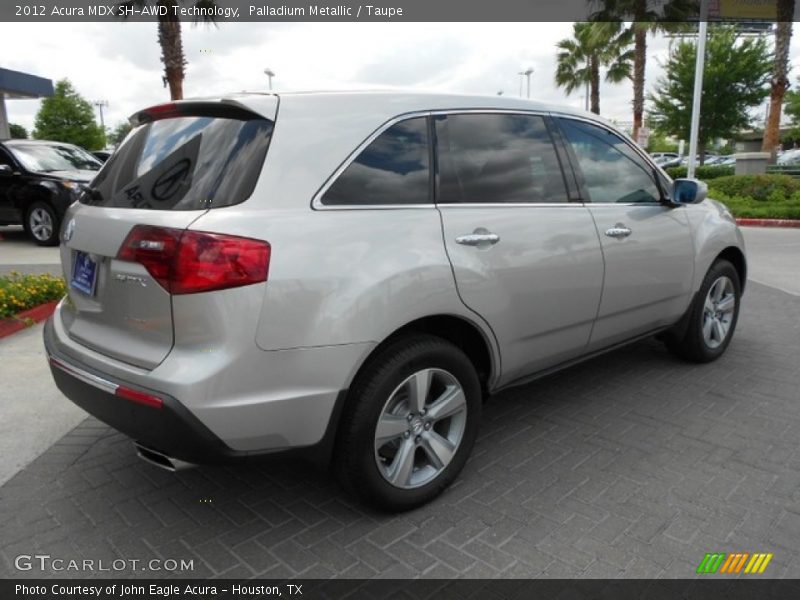 Palladium Metallic / Taupe 2012 Acura MDX SH-AWD Technology
