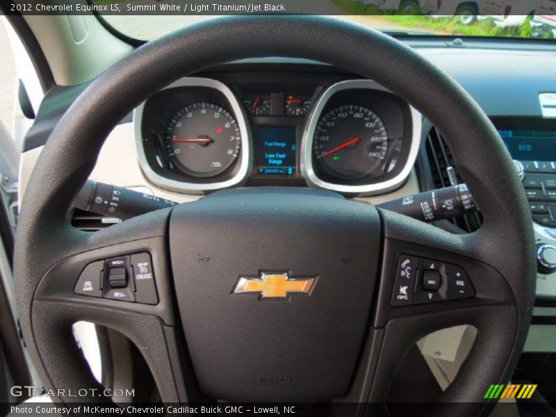 Summit White / Light Titanium/Jet Black 2012 Chevrolet Equinox LS