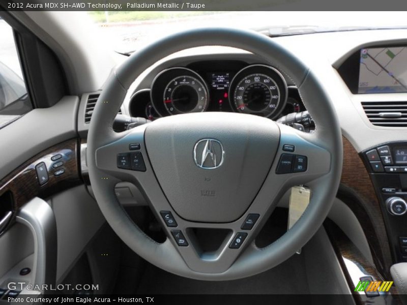Palladium Metallic / Taupe 2012 Acura MDX SH-AWD Technology