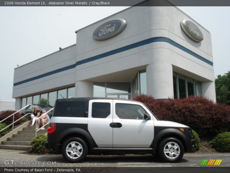 Alabaster Silver Metallic / Gray/Black 2008 Honda Element LX