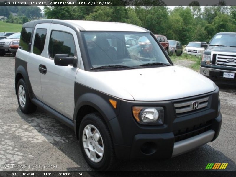 Alabaster Silver Metallic / Gray/Black 2008 Honda Element LX